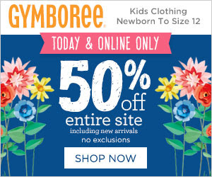 Gymboree 50% off