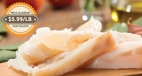 Wild Alaskan Cod Fillets