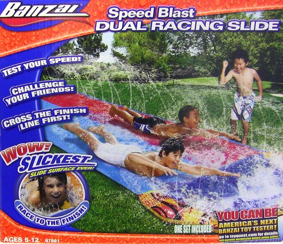 Banzai Speed Blast Dual Racing Slide.