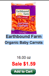 Earthbound Farm Organic Baby Carrots at Farm Fresh