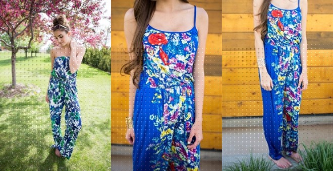 floral jumpsuits