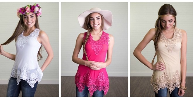 Mesh Lace Tanks