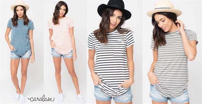 Striped Short Sleeve Tee
