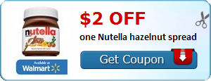 Nutella coupon