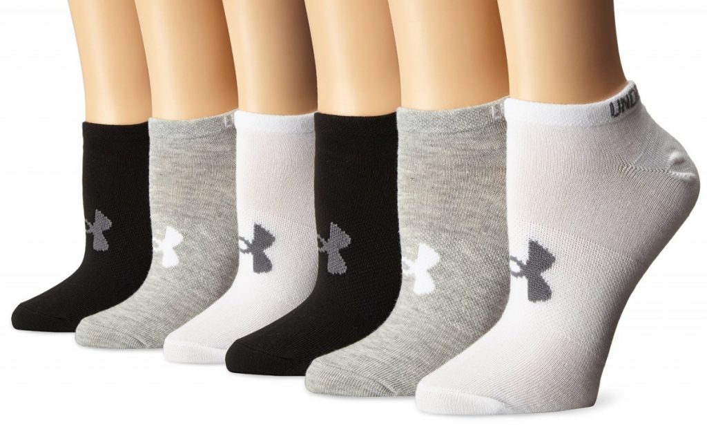 Under Armour Women's Essential No-Show Liner Socks (6 Pack)
