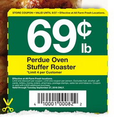 Perdue Oven Roaster Coupon