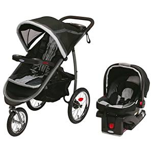 Graco Fastaction Fold Jogger Click Connect Travel System, Gotham 2015