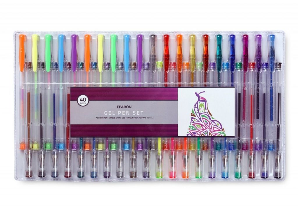 Eparon 40 Piece Gel Pen Set