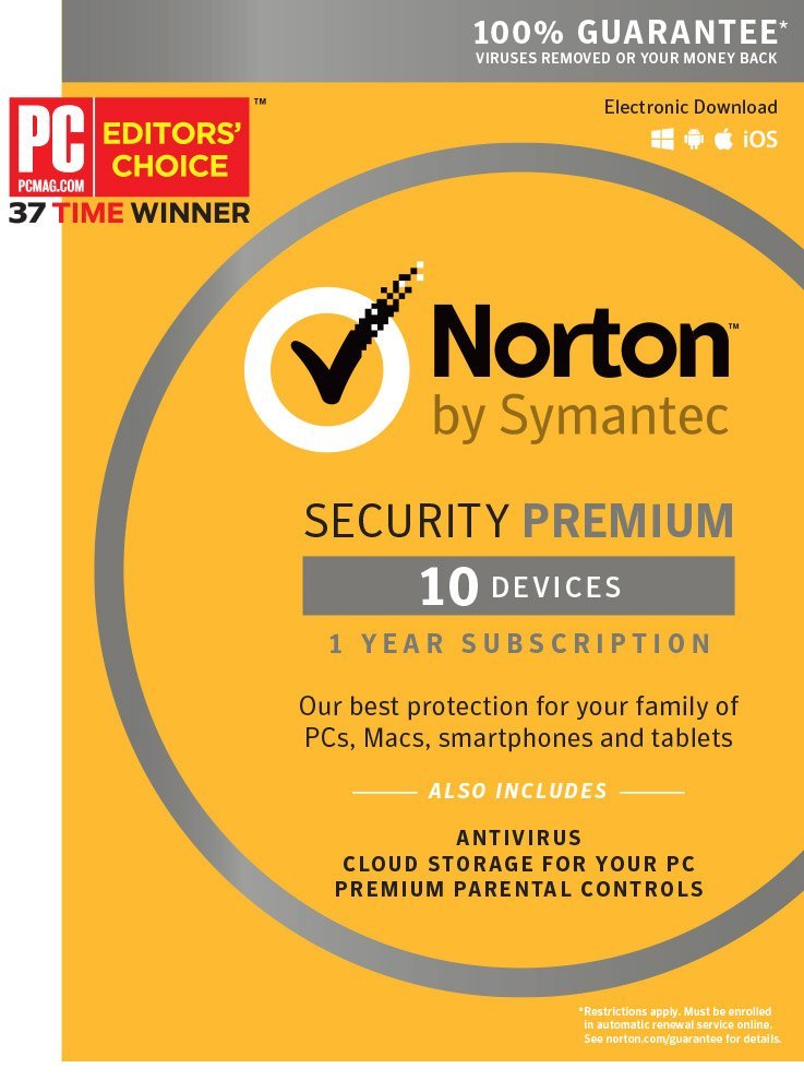 Norton Security Premium - 10 Devices