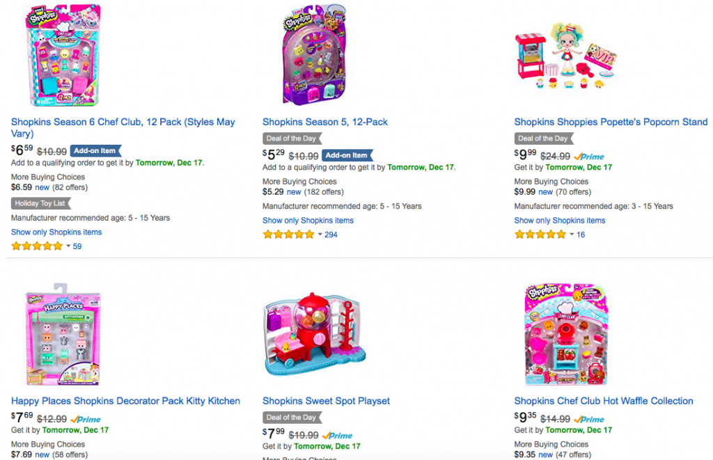 Shopkins sale