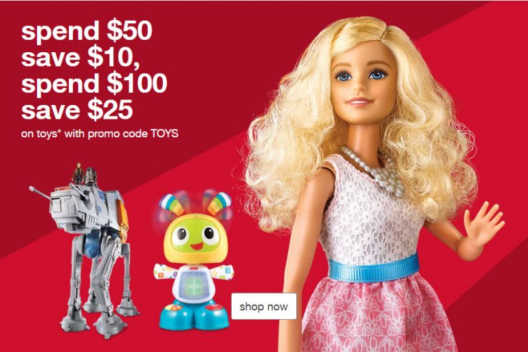 Target Toy Coupon Code Save 10 Off 50 or 25 Off 100 {LEGO's