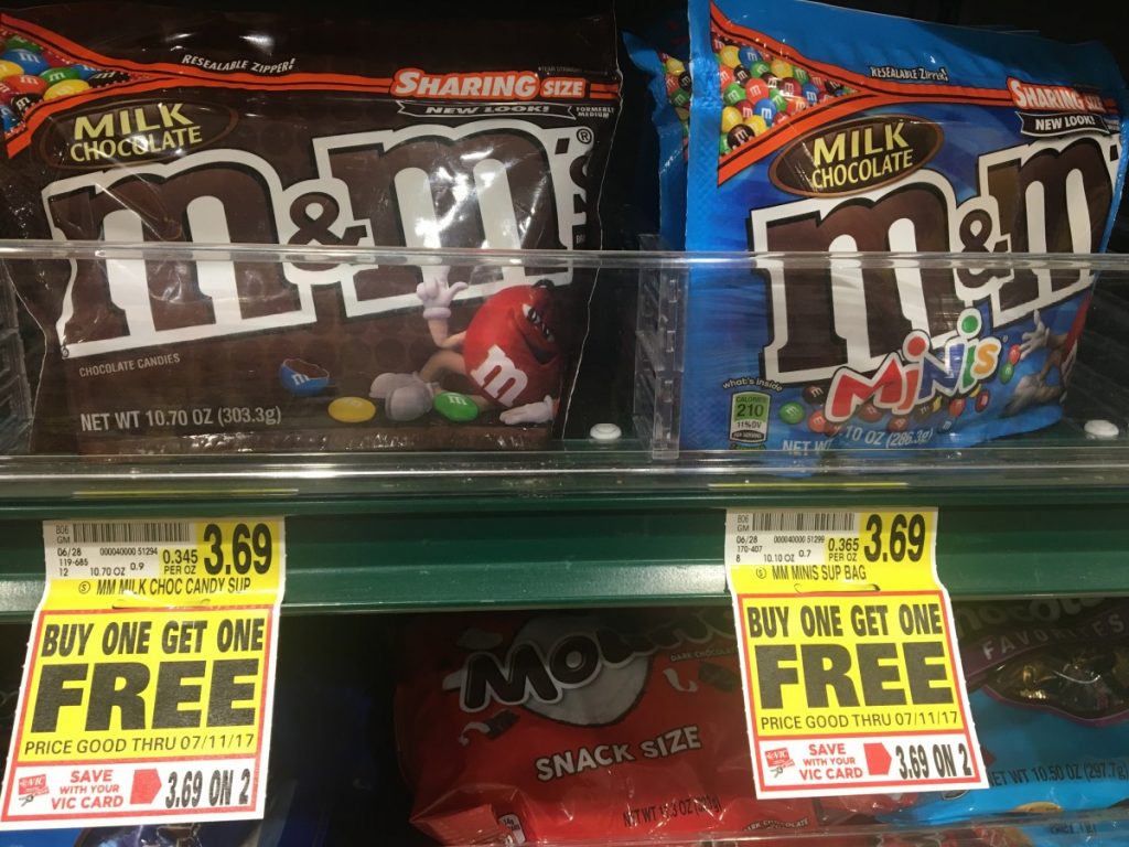 Large Bag of M&Ms Only 84¢ at Harris Teeter The Coupon Challenge